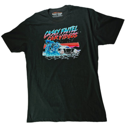 Burnout Black Premium Short Sleeve Graphic T-Shirt