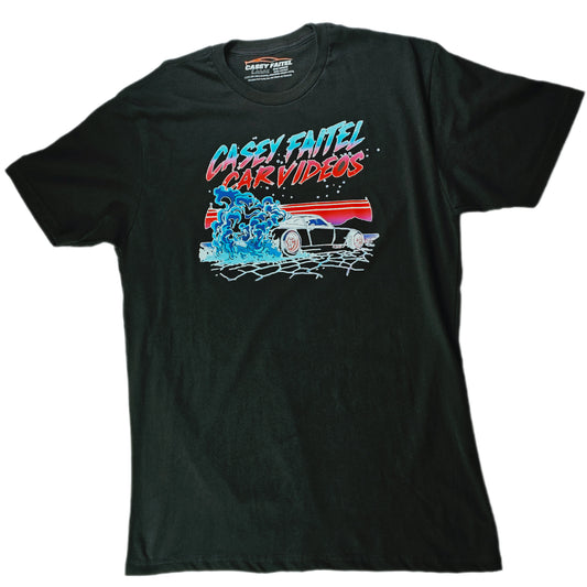 Burnout Black Premium Short Sleeve Graphic T-Shirt