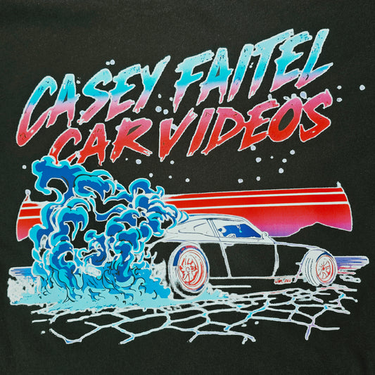 Burnout Black Premium Short Sleeve Graphic T-Shirt