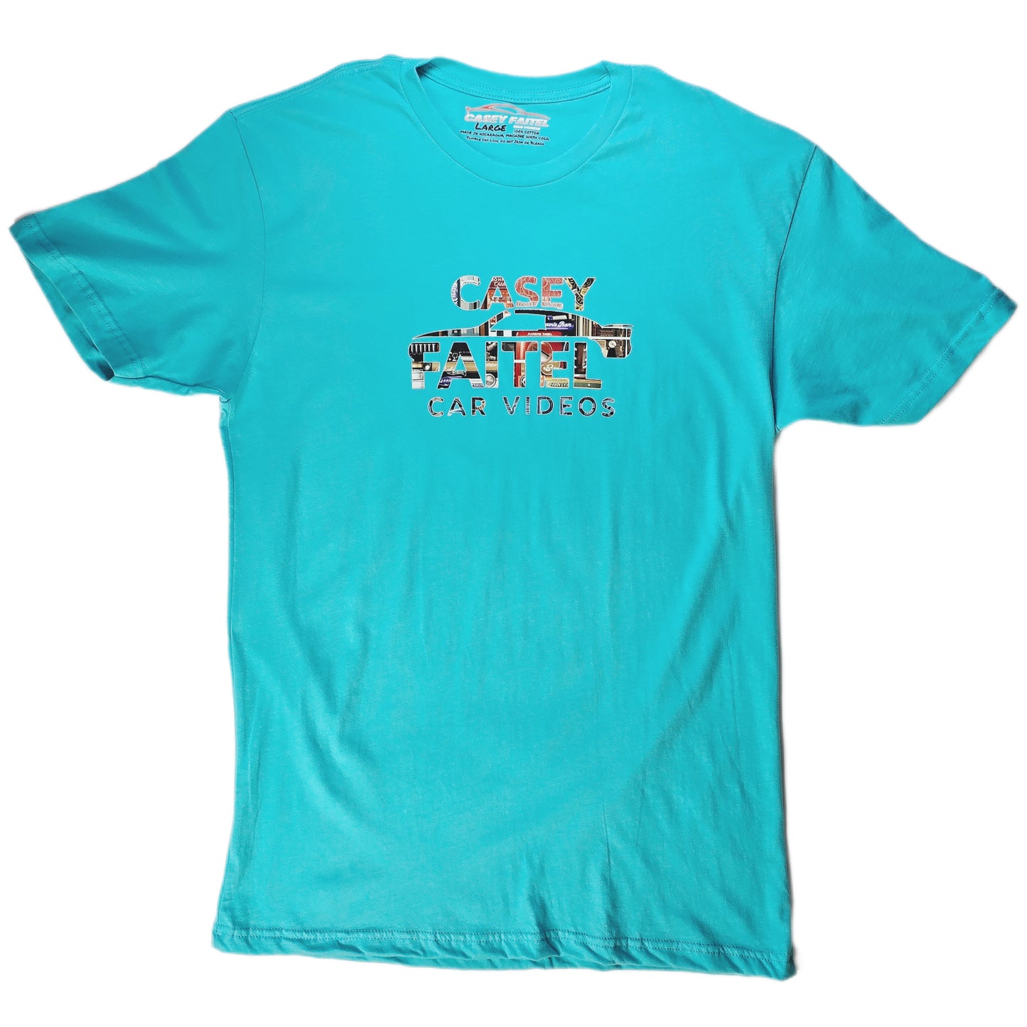 Casey Faitel Car Videos Tahiti Blue Premium Short Sleeve Graphic T-Shirt