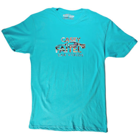 Casey Faitel Car Videos Tahiti Blue Premium Short Sleeve Graphic T-Shirt
