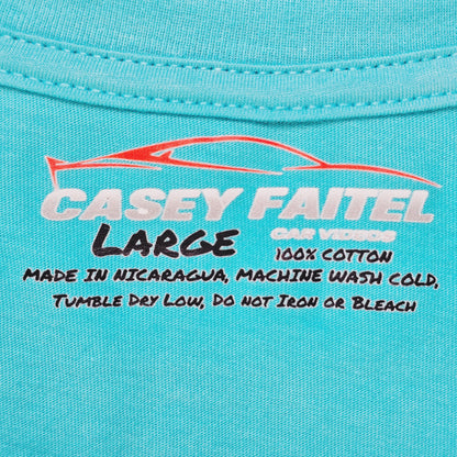 Casey Faitel Car Videos Tahiti Blue Premium Short Sleeve Graphic T-Shirt