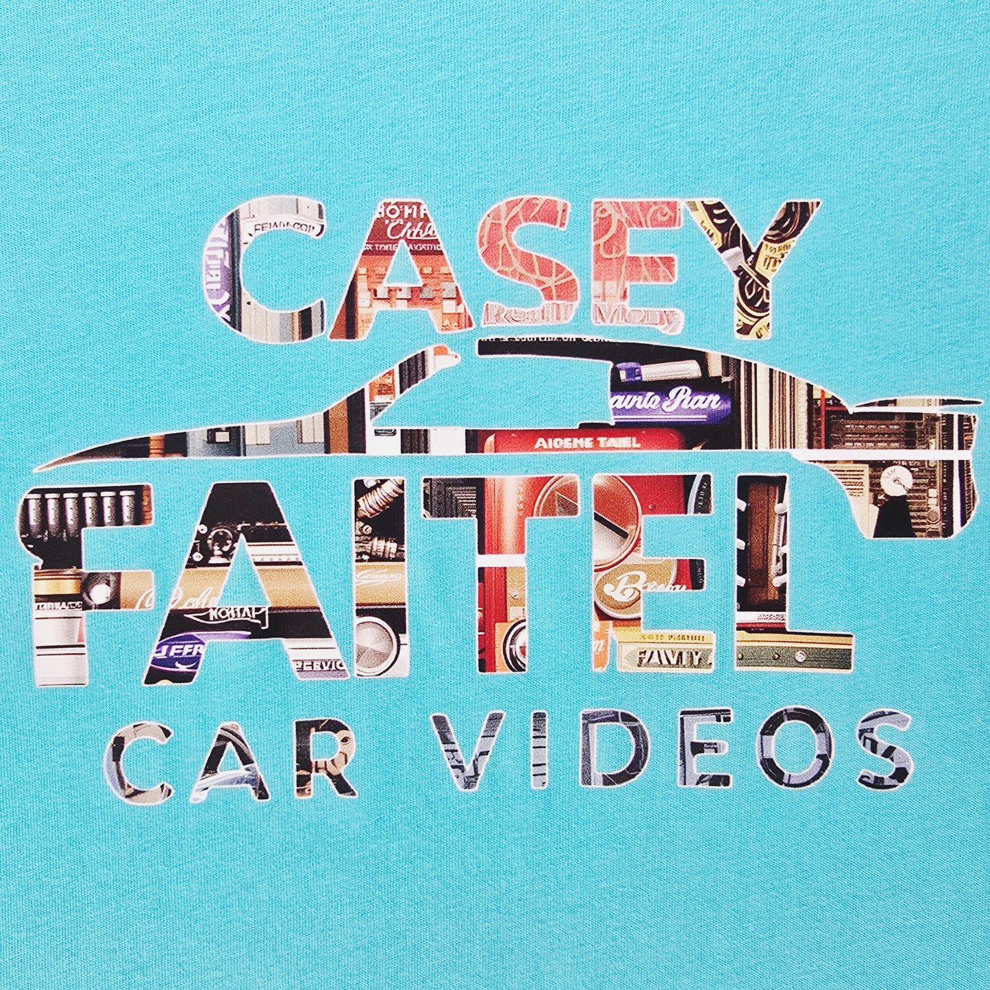 Casey Faitel Car Videos Tahiti Blue Premium Short Sleeve Graphic T-Shirt