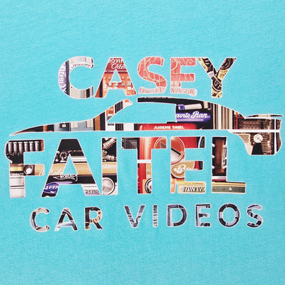 Casey Faitel Car Videos Tahiti Blue Premium Short Sleeve Graphic T-Shirt